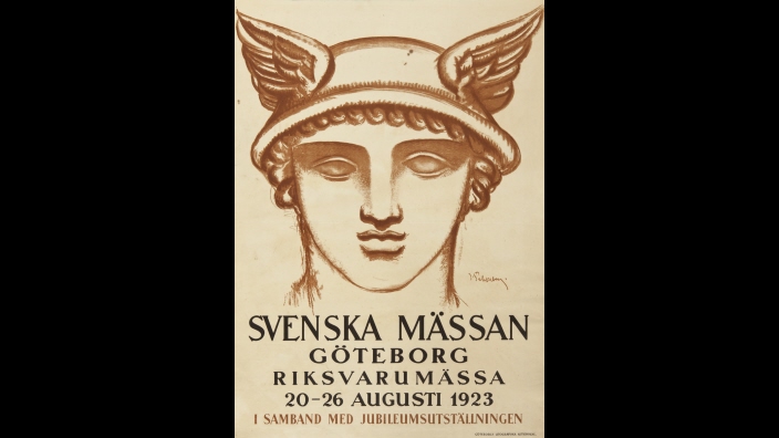 Svenska mässan, Göteborg. Riksvarumässan 20-26 augusti 1923, i samband med jubileumsutställningen.