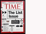 Time Magazine The List Issue